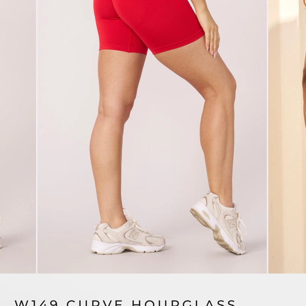 Young LA W149 CURVE HOURGLASS BIKER SHORTS 6.5"